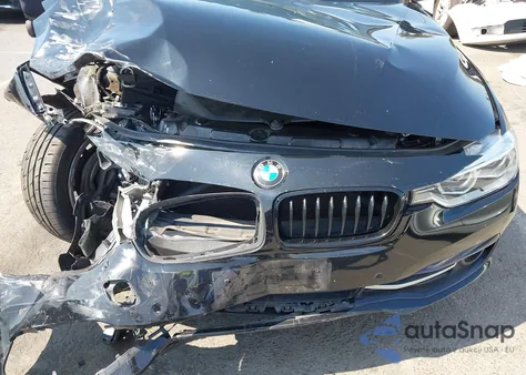 2017 BMW 330 из США, поврежденный, VIN WBA8B9G3XHNU55645